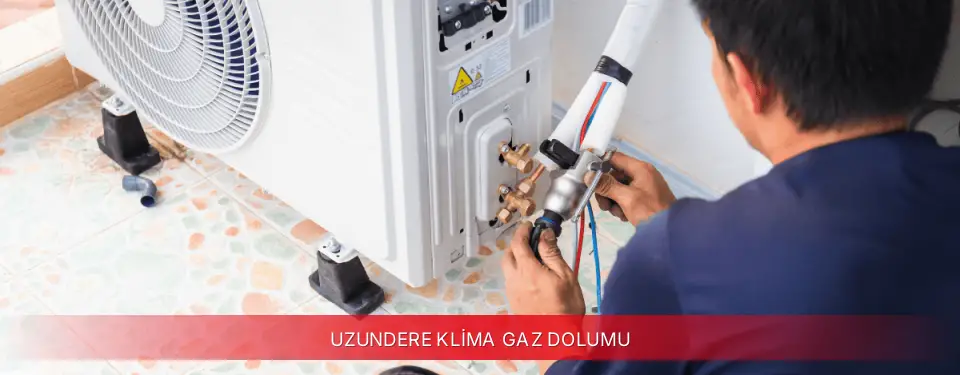 Uzundere İlçemi Viessmann Klima Gaz Dolumu